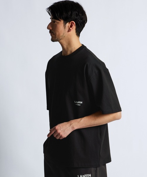 LANVIN en Bleu(ランバンオンブルー)の「8オンス オーバーサイズフィット Tシャツ(Tシャツ/カットソー・メンズ・ブラック/ブルーグレー/ネイビー/オフホワイト・46/52/50/48)」の11枚目の写真