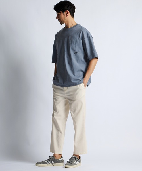 LANVIN en Bleu(ランバンオンブルー)の「8オンス オーバーサイズフィット Tシャツ(Tシャツ/カットソー・メンズ・ブラック/ブルーグレー/ネイビー/オフホワイト・46/52/50/48)」の10枚目の写真