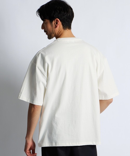 LANVIN en Bleu(ランバンオンブルー)の「8オンス オーバーサイズフィット Tシャツ(Tシャツ/カットソー・メンズ・ブラック/ブルーグレー/ネイビー/オフホワイト・46/52/50/48)」の14枚目の写真