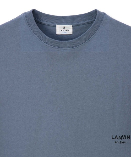 LANVIN en Bleu(ランバンオンブルー)の「8オンス オーバーサイズフィット Tシャツ(Tシャツ/カットソー・メンズ・ブラック/ブルーグレー/ネイビー/オフホワイト・46/52/50/48)」の22枚目の写真