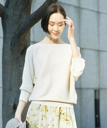 MICHEL KLEIN（ミッシェル・クラン）の「[定番人気]ホールガーメント(R)ドルマンスリーブニット（ニット/セーター）」