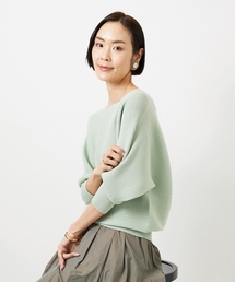 MICHEL KLEIN（ミッシェル・クラン）の「[定番人気]ホールガーメント(R)ドルマンスリーブニット（ニット/セーター）」