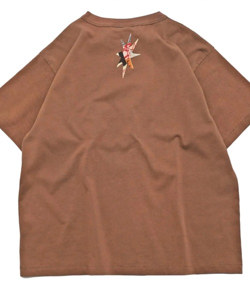 samuel zelig（サミュエルゼリグ）の「【samuel zelig】 Collage Horse Tee（Tシャツ/カットソー・メンズ・ブラウン・SMALL/LARGE/MEDIUM）」の4枚目の写真
