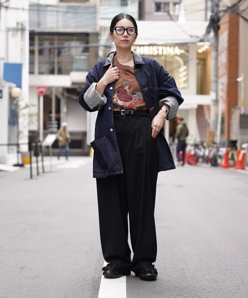 samuel zelig（サミュエルゼリグ）の「【samuel zelig】 Collage Horse Tee（Tシャツ/カットソー・メンズ・ブラウン・SMALL/LARGE/MEDIUM）」の8枚目の写真