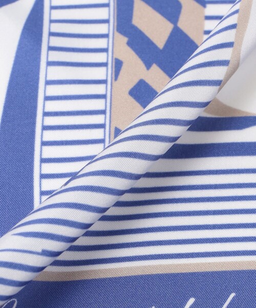 MACKINTOSH LONDON（マッキントッシュ ロンドン）の「RATTI MARINE SQUARE SCARF（バンダナ/スカーフ・レディース・ブルー系その他4・FREE）」の4枚目の写真