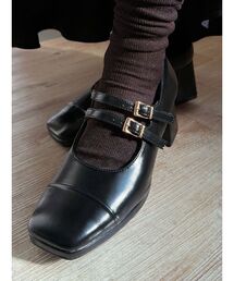 RESEXXY | ダブルストラップメリージェーンパンプス(パンプス)