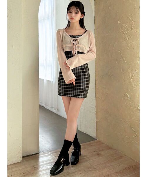 RESEXXY（リゼクシー）の「ダブルストラップメリージェーンパンプス（パンプス・レディース・ブラック/その他1・SMALL/MEDIUM/LARGE）」の7枚目の写真