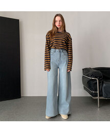 [Fleece-lined] Wide Denim Napping Pants (3colors)
