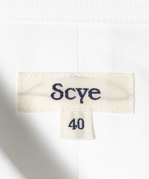 Scye(サイ)の「<Scye> ポプリン レギュラーカラー シャツ(シャツ/ブラウス・メンズ・ホワイト・38/40)」の7枚目の写真