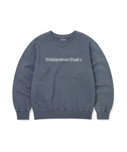 thisisneverthat(ディスイズネバーザット)の「T-Logo LT Crewneck(スウェット・メンズ・ダークネイビー/モスグリーン/ネイビー/ヘザーグレー・L/M/S/XL)」の4枚目の写真
