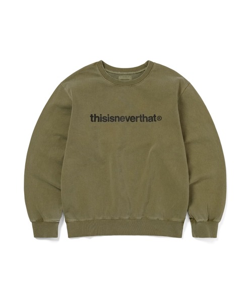 thisisneverthat(ディスイズネバーザット)の「T-Logo LT Crewneck(スウェット・メンズ・ダークネイビー/モスグリーン/ネイビー/ヘザーグレー・L/M/S/XL)」の2枚目の写真