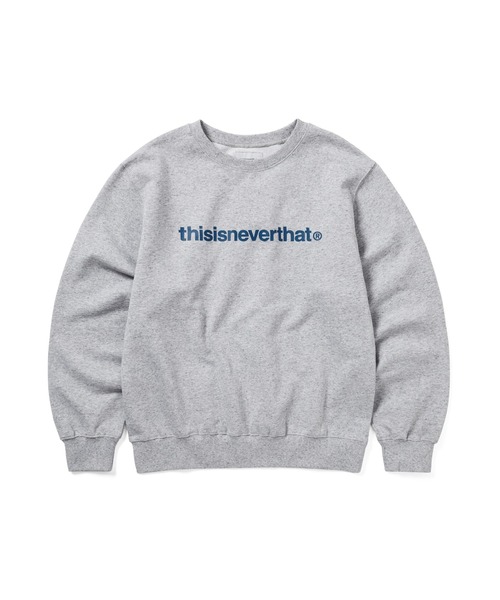 thisisneverthat(ディスイズネバーザット)の「T-Logo LT Crewneck(スウェット・メンズ・ダークネイビー/モスグリーン/ネイビー/ヘザーグレー・L/M/S/XL)」の1枚目の写真