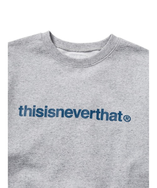 thisisneverthat(ディスイズネバーザット)の「T-Logo LT Crewneck(スウェット・メンズ・ダークネイビー/モスグリーン/ネイビー/ヘザーグレー・L/M/S/XL)」の5枚目の写真