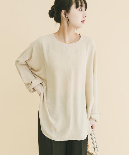 ITEMS URBANRESEARCH（アイテムズ アーバンリサーチ）の「ドルマンブラウス（シャツ/ブラウス・レディース・ブラック/ホワイト/ベージュ系その他・FREE）」の10枚目の写真