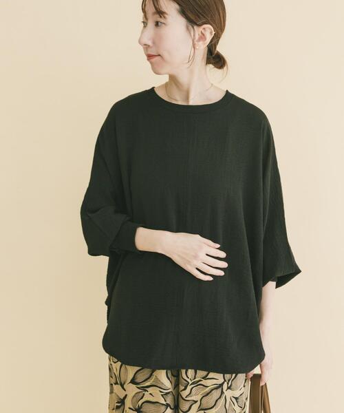 ITEMS URBANRESEARCH（アイテムズ アーバンリサーチ）の「ドルマンブラウス（シャツ/ブラウス・レディース・ブラック/ホワイト/ベージュ系その他・FREE）」の21枚目の写真