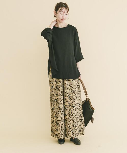 ITEMS URBANRESEARCH（アイテムズ アーバンリサーチ）の「ドルマンブラウス（シャツ/ブラウス・レディース・ブラック/ホワイト/ベージュ系その他・FREE）」の22枚目の写真