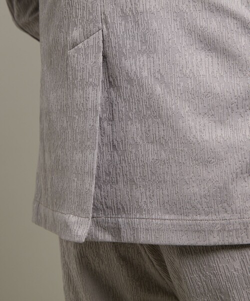 HIDEAWAYS NICOLE（ハイダウェイニコル）の「【HIDEAWAYS BLACK】ブリスタージャカードランダムストライプジャケット（テーラードジャケット・メンズ・ブルー/ブラック/ライトグレー・M/L/XL）」の13枚目の写真