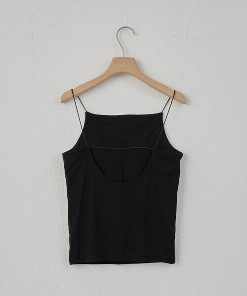 SHENERY（シーナリー）の「バックオープンキャミソール（キャミソール・レディース・ホワイト/ブラック・FREE）」の5枚目の写真