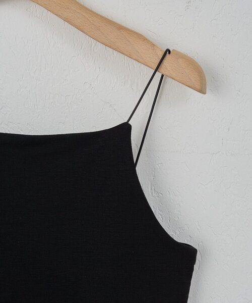 SHENERY（シーナリー）の「バックオープンキャミソール（キャミソール・レディース・ホワイト/ブラック・FREE）」の9枚目の写真