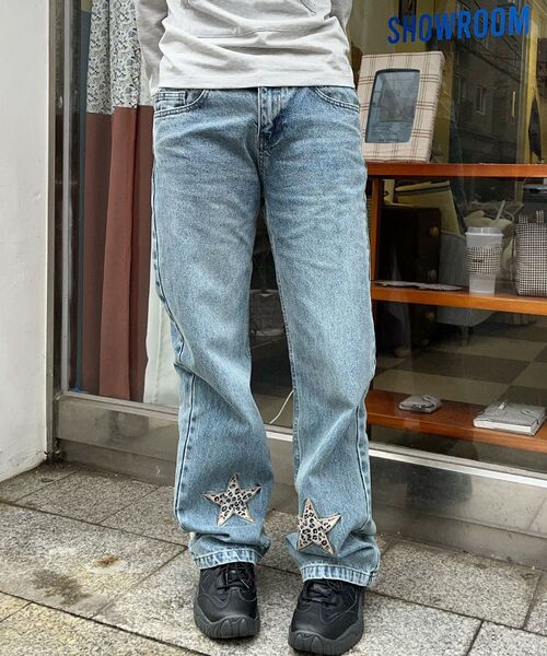 NYXX(エヌワイエックスエックス)の「STAR APLIQUE DENIM PANTS INDIGO(デニムパンツ・レディース・その他・SMALL/MEDIUM)」の5枚目の写真