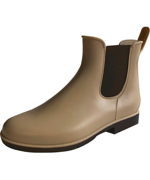 JELLY BEANS（ジェリービーンズ）の「【レイン対応】サイドゴアレインブーツ(194-61050)JELLY BEANS(ジェリービーンズ)（レインシューズ・レディース・ブラウン/ベージュ/ブラック・M/L）」の3枚目の写真