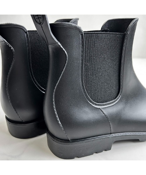 JELLY BEANS（ジェリービーンズ）の「【レイン対応】サイドゴアレインブーツ(194-61050)JELLY BEANS(ジェリービーンズ)（レインシューズ・レディース・ブラウン/ベージュ/ブラック・M/L）」の6枚目の写真