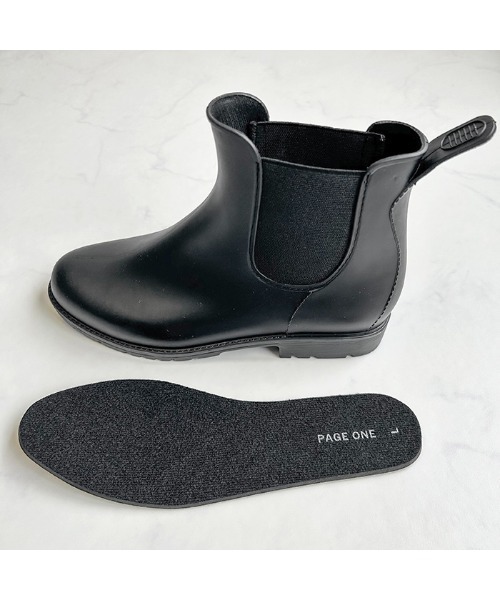 JELLY BEANS（ジェリービーンズ）の「【レイン対応】サイドゴアレインブーツ(194-61050)JELLY BEANS(ジェリービーンズ)（レインシューズ・レディース・ブラウン/ベージュ/ブラック・M/L）」の9枚目の写真