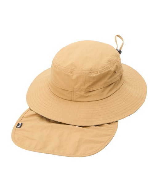BILLABONG(ビラボン)の「BILLABONG/ビラボン キッズ ハット 水陸両用 UVカット ワンポイント BG015904(ハット・キッズ・サンドベージュ/ブラック・FREE)」の7枚目の写真
