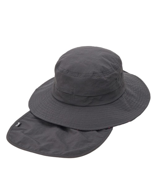 BILLABONG(ビラボン)の「BILLABONG/ビラボン キッズ ハット 水陸両用 UVカット ワンポイント BG015904(ハット・キッズ・サンドベージュ/ブラック・FREE)」の4枚目の写真