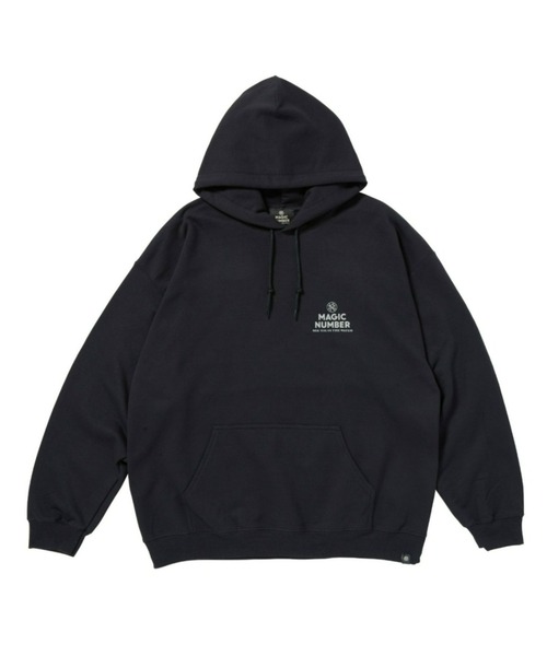 MAGIC NUMBER（マジック ナンバー）の「【MAGIC NUMBER】FIRED UP × MAGIC NUMBER SKATE GLEMLIN SWEAT PARKA（パーカー・メンズ・アッシュグレー/ブラック・MEDIUM/LARGE/X-LARGE）」の9枚目の写真