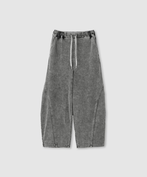 NAVY(ネイビー)の「【NAVY SARARI /ネイビー サラリ】 キッズ ニットデニム バレルレッグパンツ 冷感 ストレッチ性(デニムパンツ・キッズ・グレー/ブルー・130cm/140cm/150cm/160cm)」の1枚目の写真
