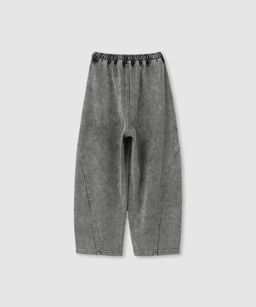 NAVY(ネイビー)の「【NAVY SARARI /ネイビー サラリ】 キッズ ニットデニム バレルレッグパンツ 冷感 ストレッチ性(デニムパンツ・キッズ・グレー/ブルー・130cm/140cm/150cm/160cm)」の8枚目の写真