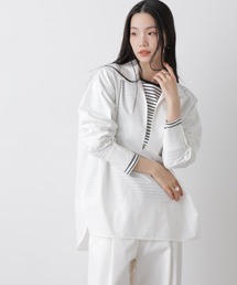 NANO universe | ディープVスキッパープルオーバーシャツ(シャツ/ブラウス)