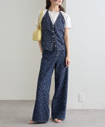 mystic | フラワーデニムSETUP(ワンピース)