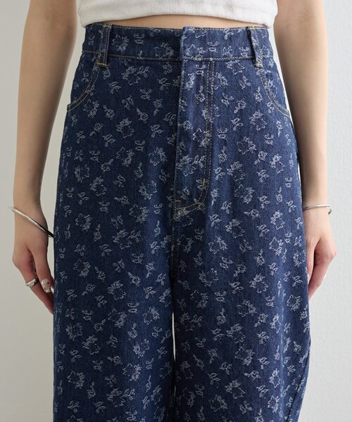 mystic（ミスティック）の「フラワーデニムSETUP（ワンピース・レディース・ネイビー/ブルー・0/1/2）」の10枚目の写真