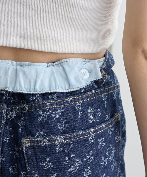 mystic（ミスティック）の「フラワーデニムSETUP（ワンピース・レディース・ネイビー/ブルー・0/1/2）」の16枚目の写真