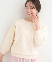 SHOO・LA・RUE | 【洗える】軽やかでさらっとしたタッチ すっきり見えドルマンニット(ニット/セーター)