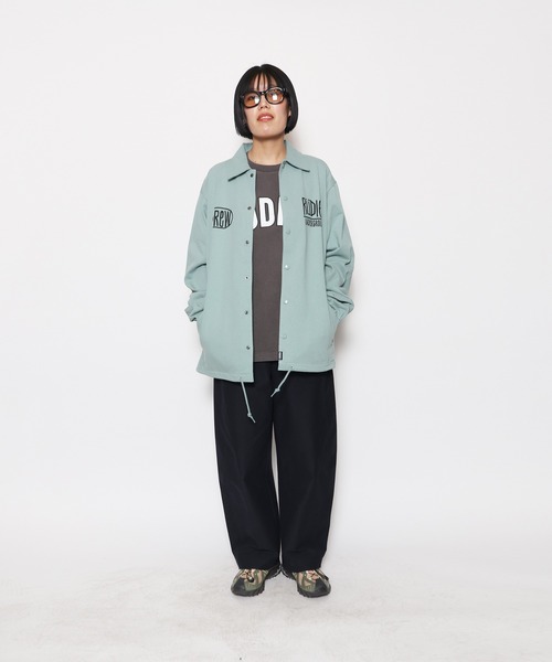 RUDIE'S（ルーディーズ）の「DRAWING COACH JKT（その他アウター・メンズ・ブラック/グリーン系その他・XL/L）」の2枚目の写真