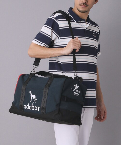 adabat（アダバット）の「ボストンバッグ（ボストンバッグ・メンズ・ブラック/ネイビー・00）」の5枚目の写真