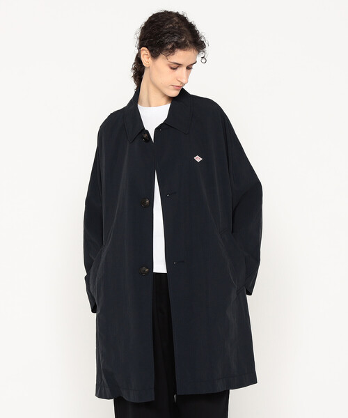 DANTON(ダントン)の「Women's Nylon Tusser Dolman Sleeve Coat(ステンカラーコート・レディース・ネイビー/ブルー/ベージュ・36/34/38)」の2枚目の写真