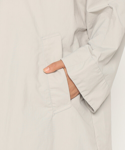 DANTON(ダントン)の「Women's Nylon Tusser Dolman Sleeve Coat(ステンカラーコート・レディース・ネイビー/ブルー/ベージュ・36/34/38)」の13枚目の写真