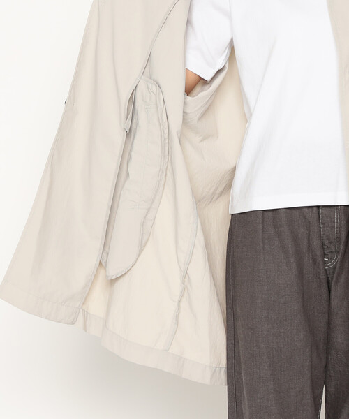 DANTON(ダントン)の「Women's Nylon Tusser Dolman Sleeve Coat(ステンカラーコート・レディース・ネイビー/ブルー/ベージュ・36/34/38)」の15枚目の写真