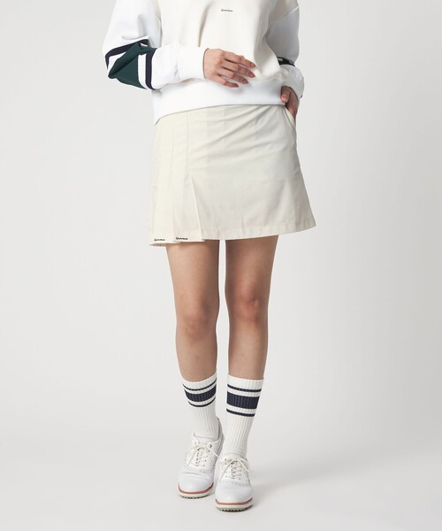 ユナイテッドアローズ テーラーメイド プリーツスカート 別注】＜TaylorMade×UNITED ARROWS＞ プリーツ スカート ストレッチ 撥