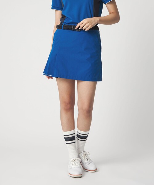 TaylorMade(テーラーメイド)の「【別注】<TaylorMade×UNITED ARROWS> プリーツ スカート ストレッチ 撥水(スカート・レディース・ネイビー/オフホワイト/イエロー/ライトブルー・M/S/L)」の8枚目の写真