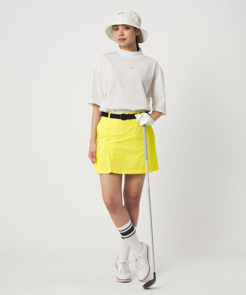 TaylorMade(テーラーメイド)の「【別注】<TaylorMade×UNITED ARROWS> プリーツ スカート ストレッチ 撥水(スカート・レディース・ネイビー/オフホワイト/イエロー/ライトブルー・M/S/L)」の13枚目の写真