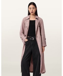 ALLSAINTS（オールセインツ）の「LIZIE DOUBLE BREASTED TRENCH COAT | LIZIE ダブル ブレスト トレンチ コート（トレンチコート）」
