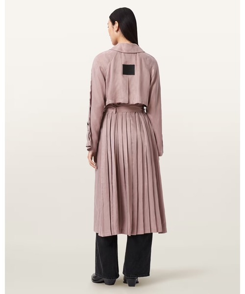 ALLSAINTS(オールセインツ)の「LIZIE DOUBLE BREASTED TRENCH COAT | LIZIE ダブル ブレスト トレンチ コート(トレンチコート・レディース・ピンク系その他・M/XS/S)」の7枚目の写真