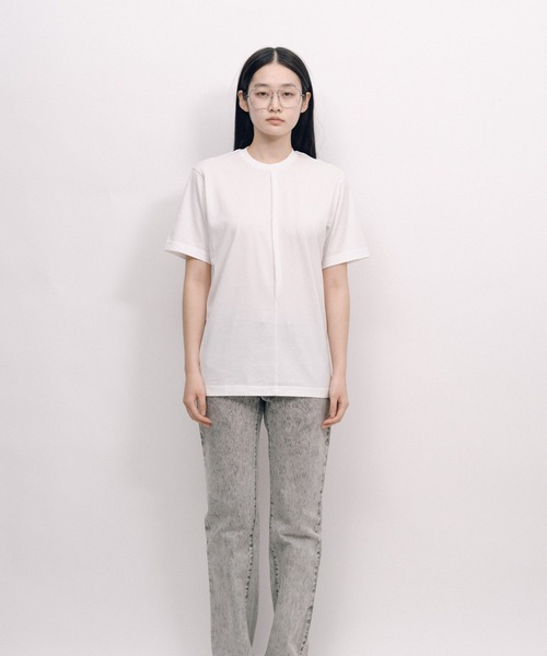 KEISUKEYOSHIDA（ケイスケヨシダ）の「Back Lining T-shirt（Tシャツ/カットソー・レディース・ブラック/ホワイト・M/L）」の3枚目の写真