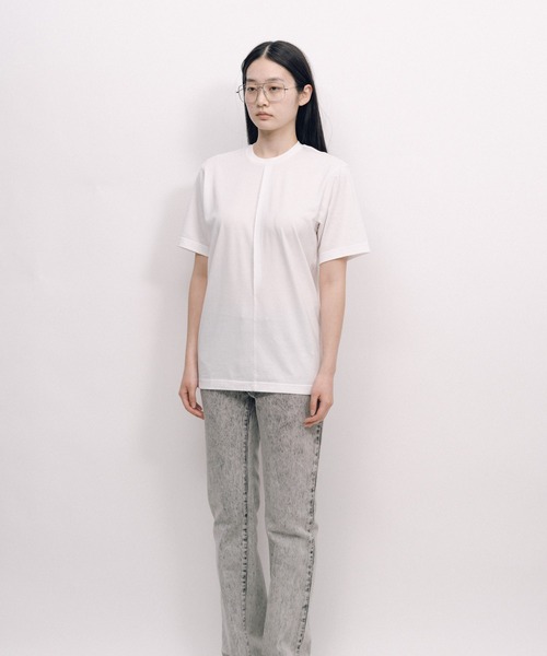 KEISUKEYOSHIDA（ケイスケヨシダ）の「Back Lining T-shirt（Tシャツ/カットソー・レディース・ブラック/ホワイト・M/L）」の4枚目の写真