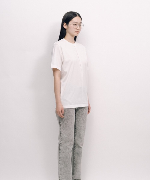 KEISUKEYOSHIDA（ケイスケヨシダ）の「Back Lining T-shirt（Tシャツ/カットソー・レディース・ブラック/ホワイト・M/L）」の5枚目の写真
